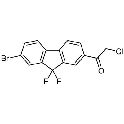 7-Bromo-2-(chloroacetyl)-9,9-difluorofluorene&gt;98.0%(GC)1g