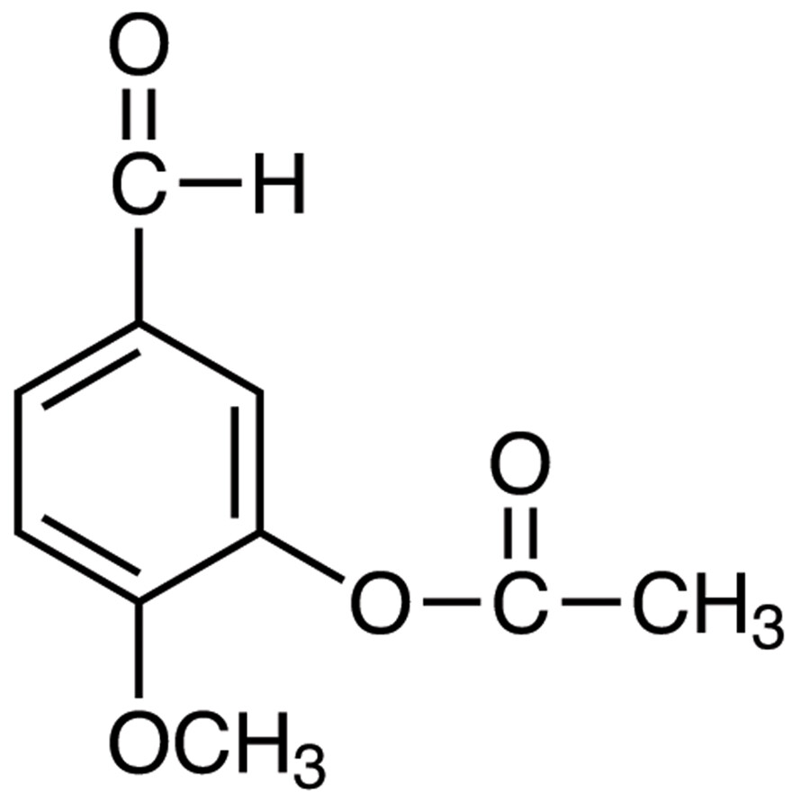 5-Formyl-2-methoxyphenyl Acetate>98.0%(GC)25g
