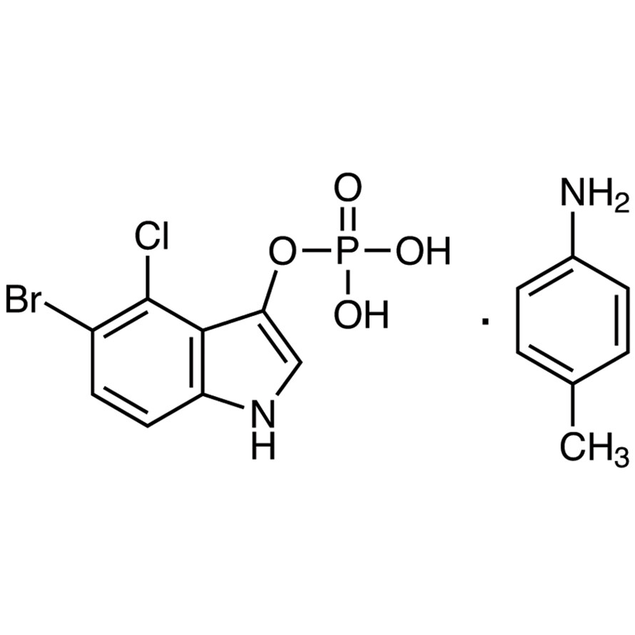 5-Bromo-4-chloro-3-indolyl Phosphate p-Toluidine Salt [for Biochemical Research]&gt;98.0%(T)100mg