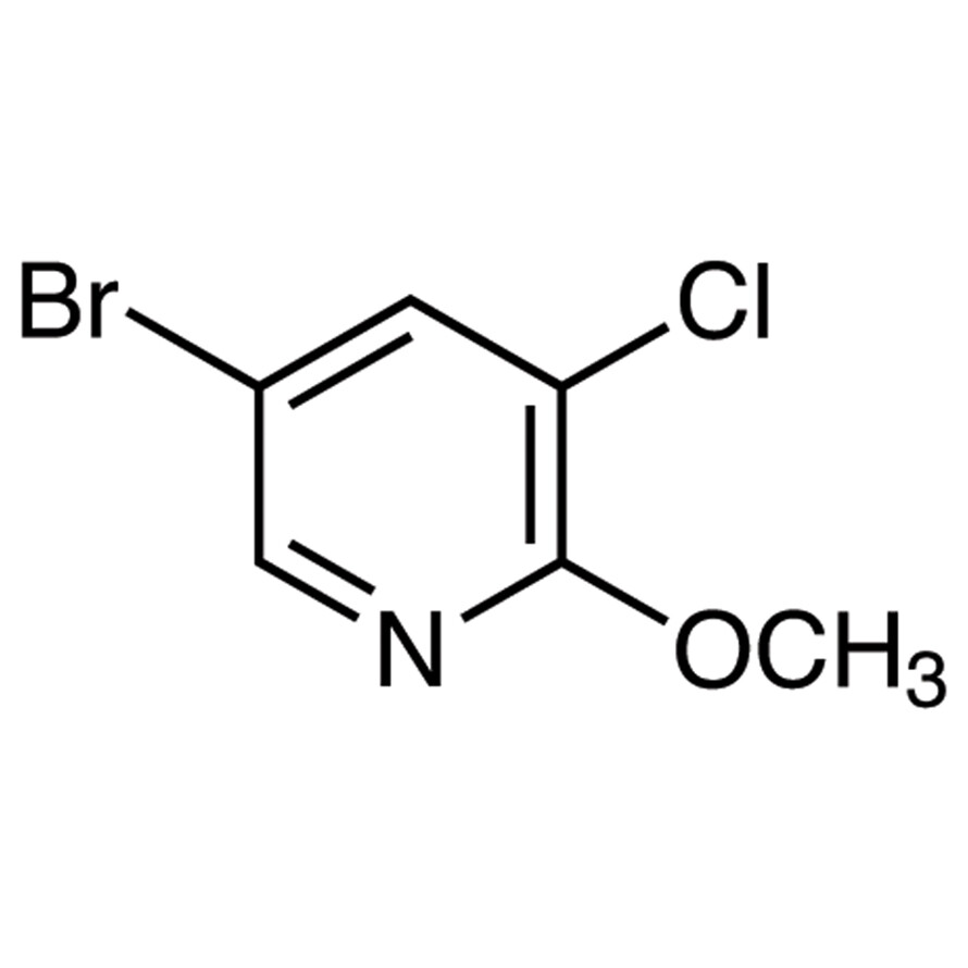 5-Bromo-3-chloro-2-methoxypyridine&gt;98.0%(GC)1g
