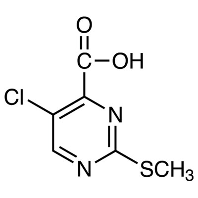 5-Chloro-2-(methylthio)pyrimidine-4-carboxylic Acid&gt;97.0%(GC)(T)5g