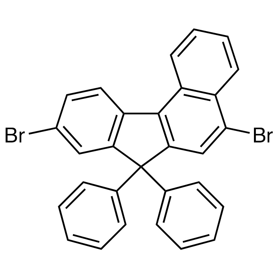 5,9-Dibromo-7,7-diphenyl-7H-benzo[c]fluorene&gt;97.0%(T)(HPLC)1g