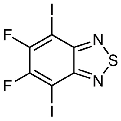 5,6-Difluoro-4,7-diiodo-2,1,3-benzothiadiazole&gt;98.0%(GC)200mg