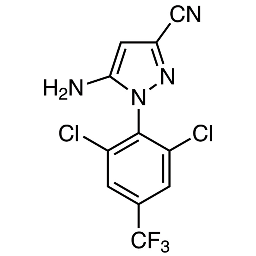 5-Amino-1-[2,6-dichloro-4-(trifluoromethyl)phenyl]-1H-pyrazole-3-carbonitrile&gt;98.0%(GC)25g