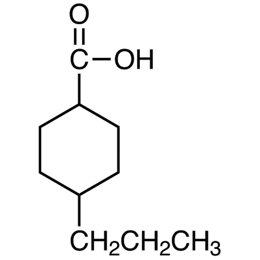 4-Propylcyclohexanecarboxylic Acid (cis- and trans- mixture)>98.0%(GC)(T)25g
