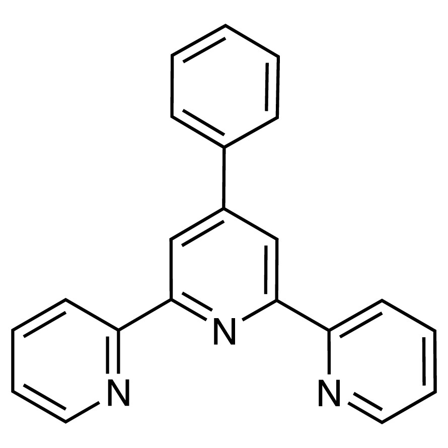 4&#39;-Phenyl-2,2&#39;:6&#39;,2&#39;&#39;-terpyridine&gt;98.0%(T)5g