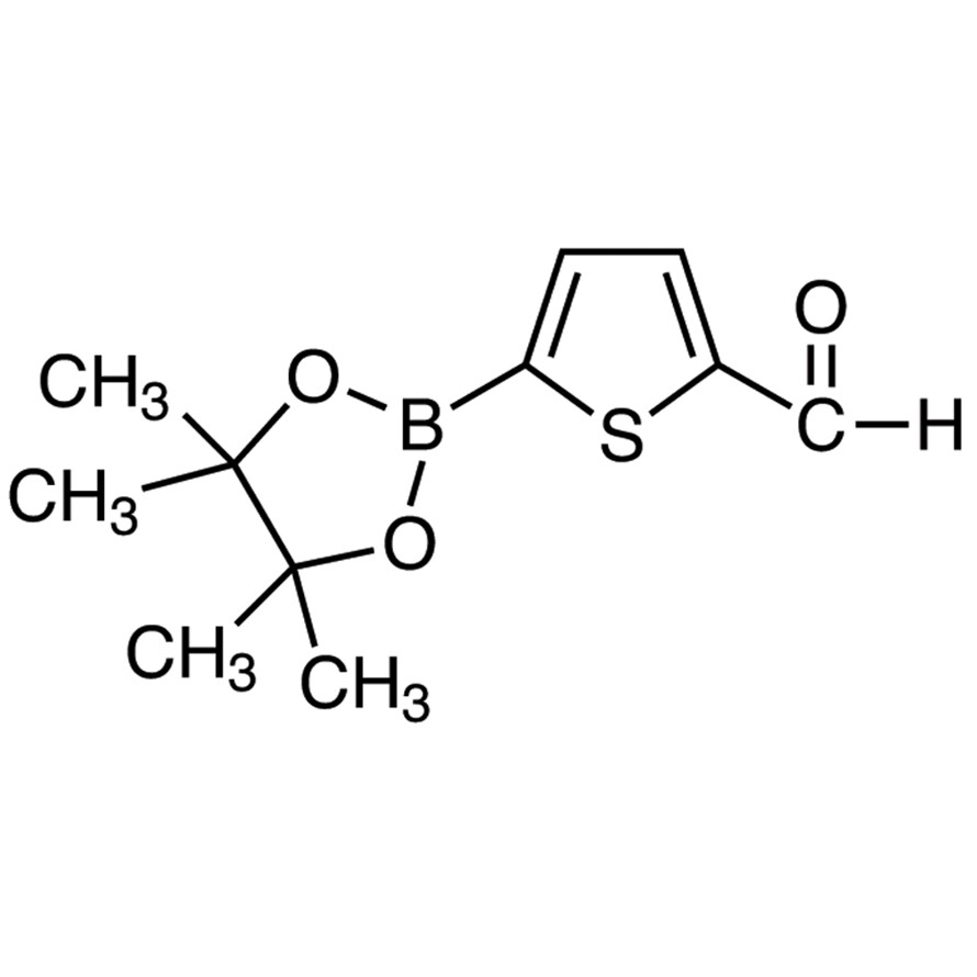 5-(4,4,5,5-Tetramethyl-1,3,2-dioxaborolan-2-yl)thiophene-2-carboxaldehyde&gt;98.0%(GC)(T)5g
