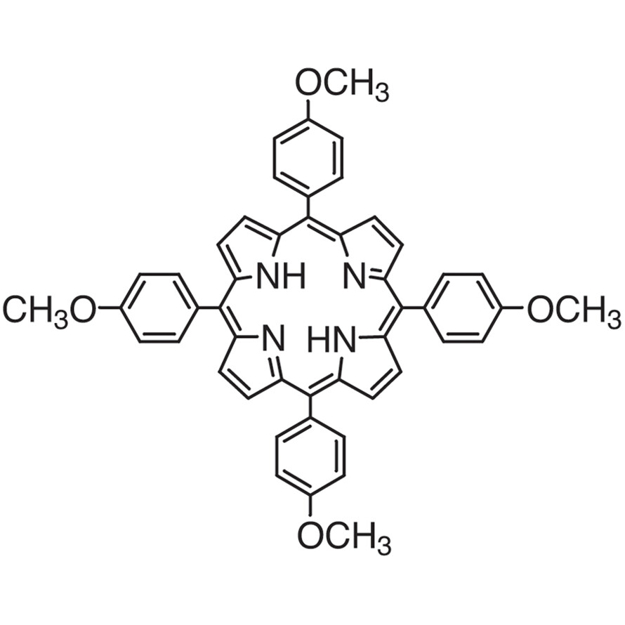 5,10,15,20-Tetrakis(4-methoxyphenyl)porphyrin&gt;97.0%(HPLC)(T)1g