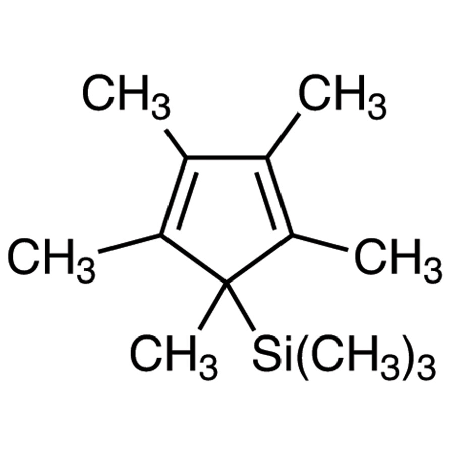 5-(Trimethylsilyl)-1,2,3,4,5-pentamethyl-1,3-cyclopentadiene&gt;95.0%(GC)1mL