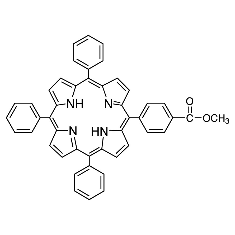 5-(4-Methoxycarbonylphenyl)-10,15,20-triphenylporphyrin>90.0%(HPLC)100mg