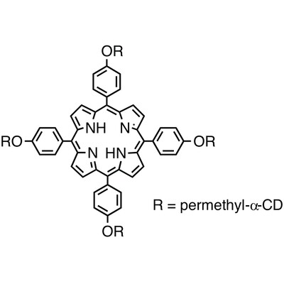 5,10,15,20-Tetrakis[4-(per-O-methyl-alpha-cyclodextrin-6-yloxy)phenyl]porphyrin10mg