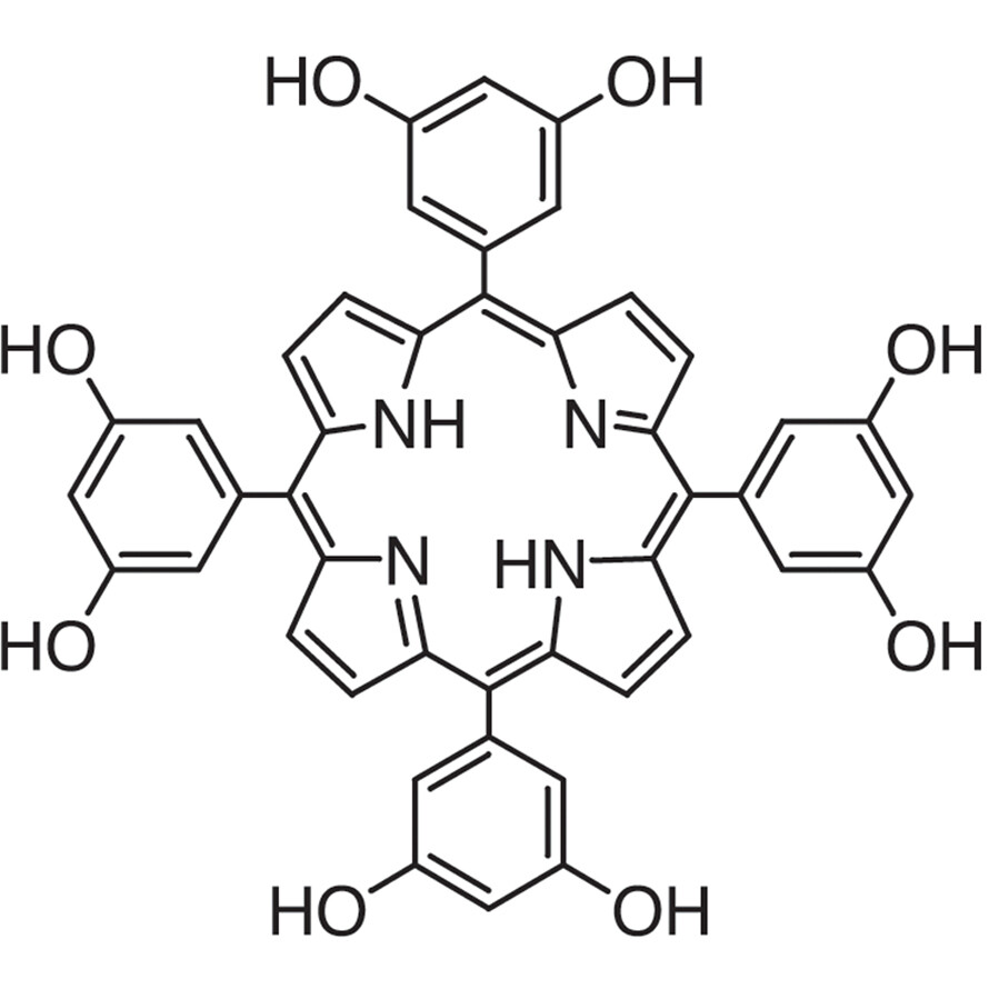 5,10,15,20-Tetrakis(3,5-dihydroxyphenyl)porphyrin>90.0%(HPLC)1g