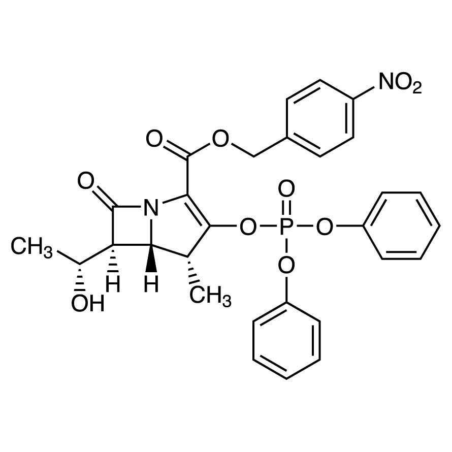 4-Nitrobenzyl (4R,5S,6S)-3-[(Diphenylphosphono)oxy]-6-[(R)-1-hydroxyethyl]-4-methyl-7-oxo-1-azabicyclo[3.2.0]hept-2-ene-2-carboxylate>98.0%(HPLC)(T)5g