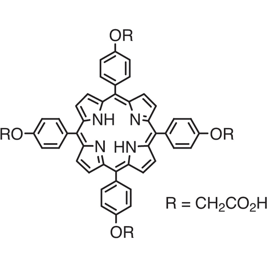 5,10,15,20-Tetrakis(4-carboxymethyloxyphenyl)porphyrin&gt;95.0%(T)100mg