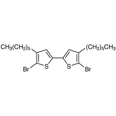 5,5&#39;-Dibromo-4,4&#39;-dihexyl-2,2&#39;-bithiophene&gt;95.0%(GC)200mg