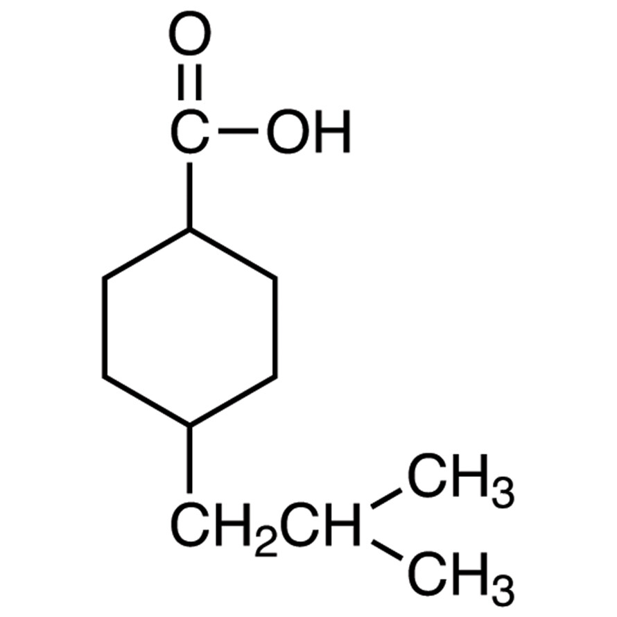 4-Isobutylcyclohexanecarboxylic Acid (cis- and trans- mixture)&gt;98.0%(GC)(T)5g