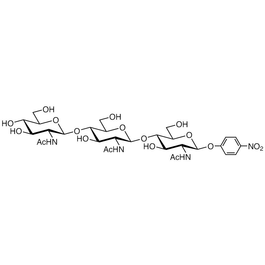 4-Nitrophenyl N,N&#39;,N&#39;&#39;-Triacetyl-beta-chitotrioside&gt;98.0%(HPLC)5mg