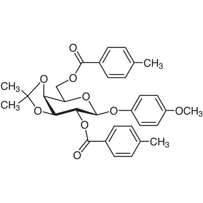 4-Methoxyphenyl 3,4-O-Isopropylidene-2,6-bis-O-(4-methylbenzoyl)-beta-D-galactopyranoside&gt;95.0%(HPLC)1g