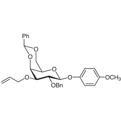 4-Methoxyphenyl 3-O-Allyl-2-O-benzyl-4,6-O-benzylidene-beta-D-galactopyranoside&gt;98.0%(HPLC)1g