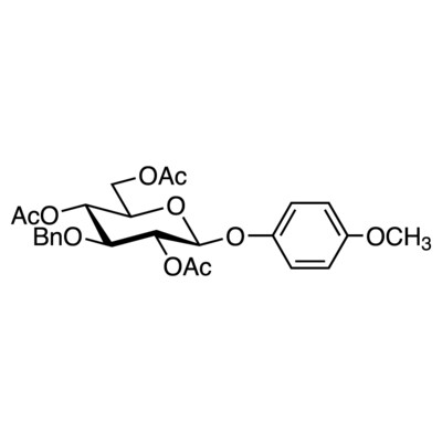 4-Methoxyphenyl 2,4,6-Tri-O-acetyl-3-O-benzyl-beta-D-glucopyranoside&gt;96.0%(HPLC)1g