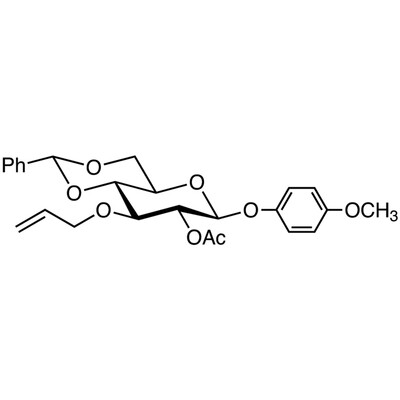 4-Methoxyphenyl 2-O-Acetyl-3-O-allyl-4,6-O-benzylidene-beta-D-glucopyranoside&gt;98.0%(HPLC)(qNMR)5g