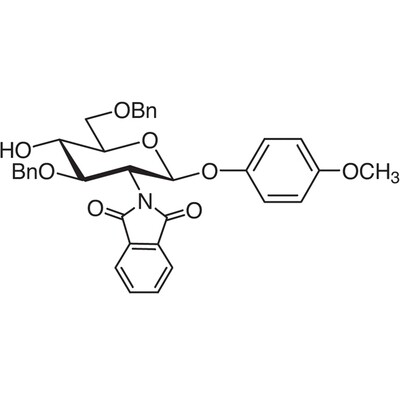 4-Methoxyphenyl 3,6-Di-O-benzyl-2-deoxy-2-phthalimido-beta-D-glucopyranoside&gt;95.0%(HPLC)1g