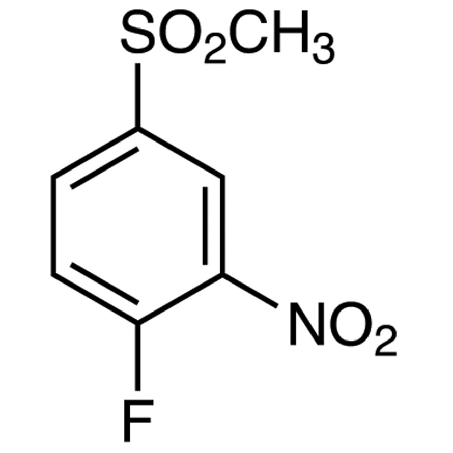 4-Fluoro-3-nitrophenyl Methyl Sulfone>98.0%(GC)1g