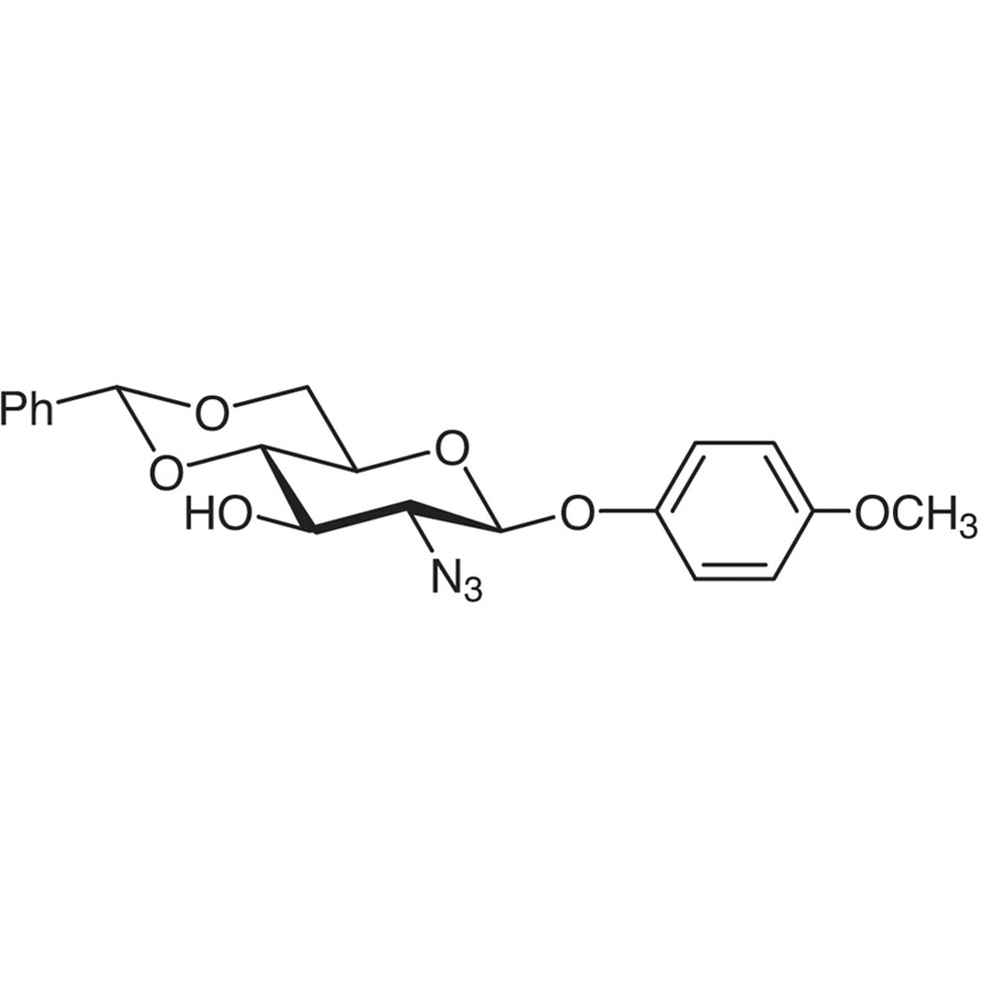 4-Methoxyphenyl 2-Azido-4,6-O-benzylidene-2-deoxy-beta-D-glucopyranoside&gt;98.0%(HPLC)1g
