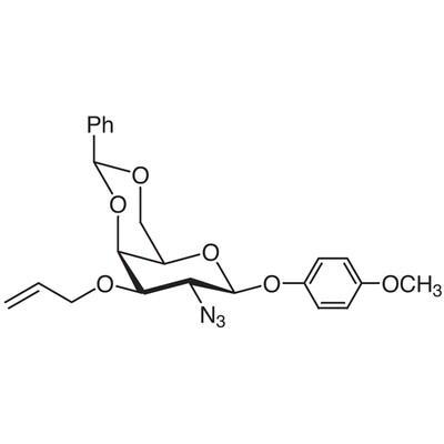 4-Methoxyphenyl 3-O-Allyl-2-azido-4,6-O-benzylidene-2-deoxy-beta-D-galactopyranoside&gt;95.0%(HPLC)1g