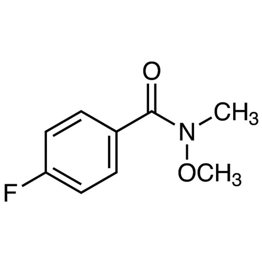 4-Fluoro-N-methoxy-N-methylbenzamide&gt;97.0%(GC)1g