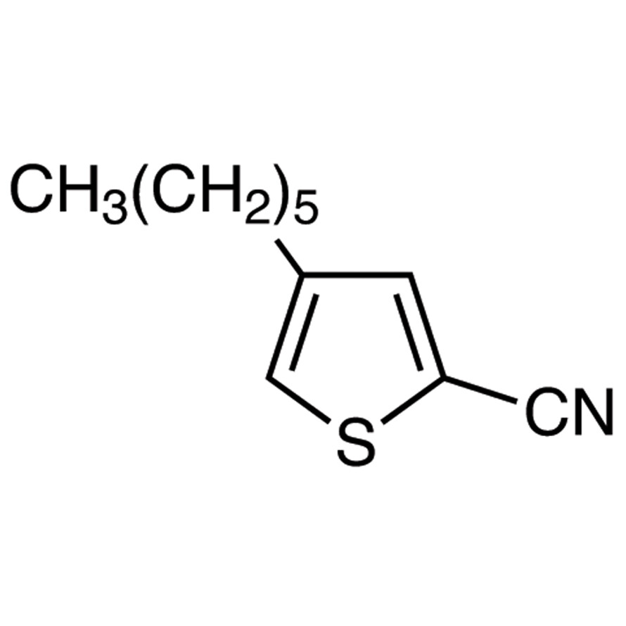 4-Hexylthiophene-2-carbonitrile&gt;95.0%(GC)200mg