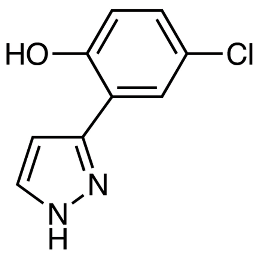 4-Chloro-2-(1H-pyrazol-3-yl)phenol&gt;98.0%(GC)(T)5g