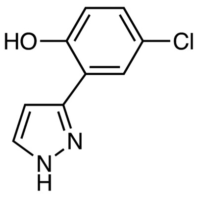 4-Chloro-2-(1H-pyrazol-3-yl)phenol&gt;98.0%(GC)(T)1g