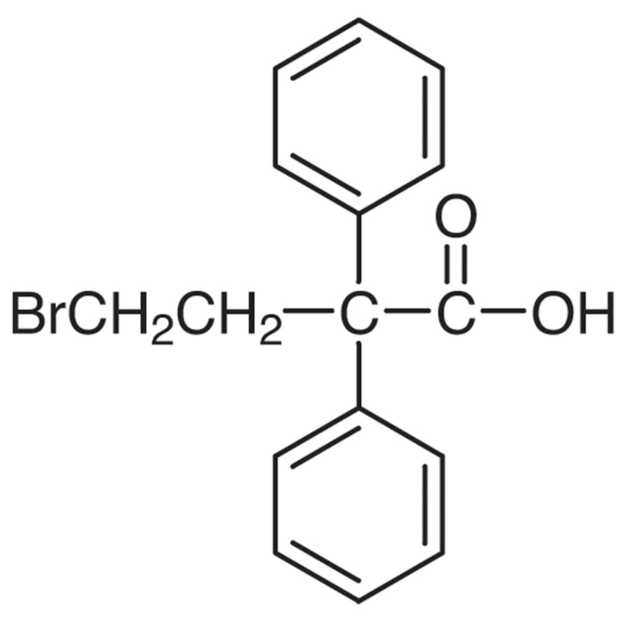 4-Bromo-2,2-diphenylbutyric Acid>98.0%(T)5g