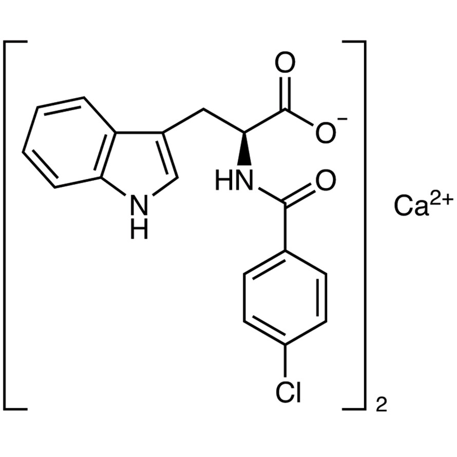 4-Chlorobenzoyl-L-tryptophan Calcium Salt&gt;98.0%(HPLC)25g