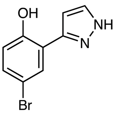 4-Bromo-2-(1H-pyrazol-3-yl)phenol&gt;98.0%(GC)(T)5g