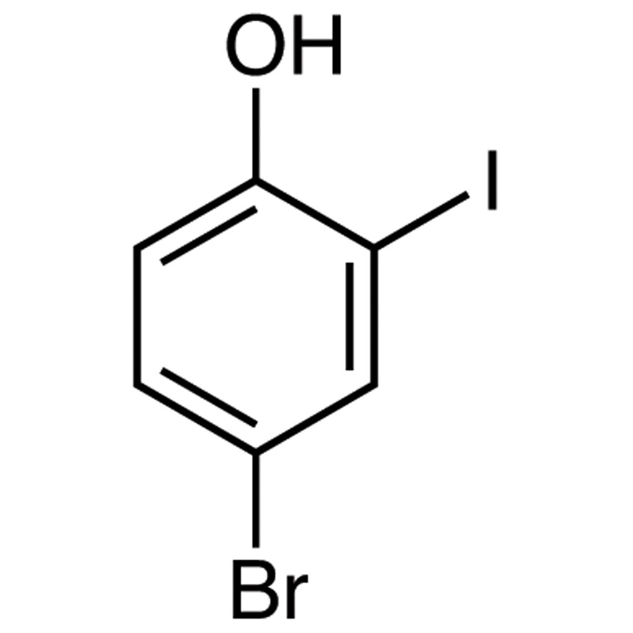 4-Bromo-2-iodophenol>98.0%(GC)(T)1g
