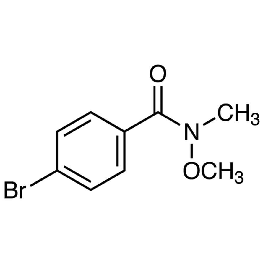 4-Bromo-N-methoxy-N-methylbenzamide>95.0%(GC)5g