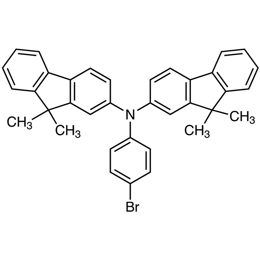 4-Bromo-N,N-bis(9,9-dimethyl-9H-fluoren-2-yl)aniline&gt;97.0%(GC)200mg