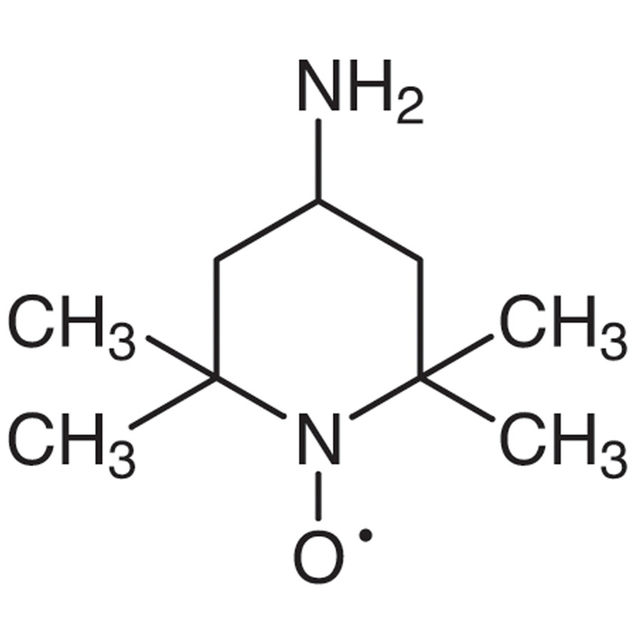 4-Amino-2,2,6,6-tetramethylpiperidine 1-Oxyl Free Radical&gt;97.0%(GC)5g