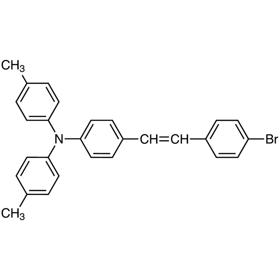 4-Bromo-4&#39;-[di(p-tolyl)amino]stilbene&gt;97.0%(HPLC)(N)200mg