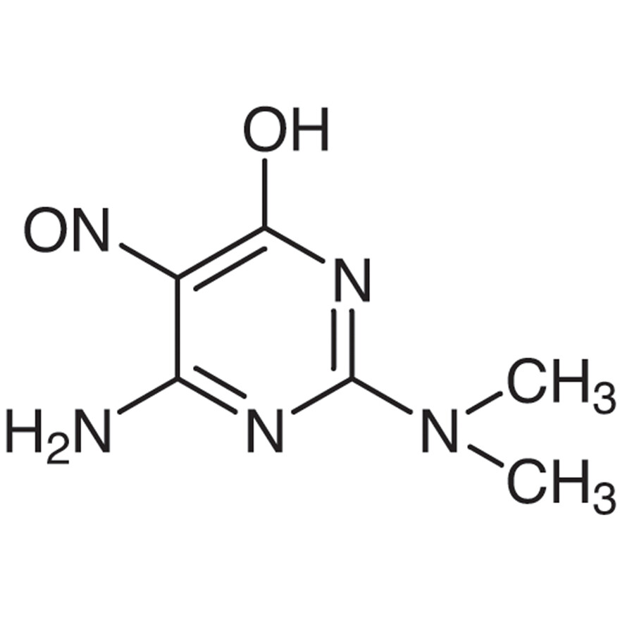 4-Amino-2-dimethylamino-6-hydroxy-5-nitrosopyrimidine [for Determination of Co(III), Fe(II)]>98.0%(T)100mg