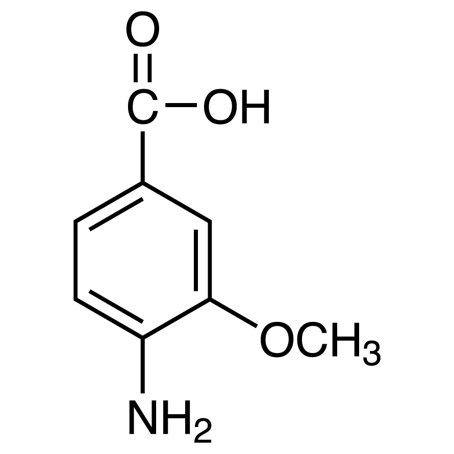4-Amino-3-methoxybenzoic Acid&gt;98.0%(HPLC)(T)5g