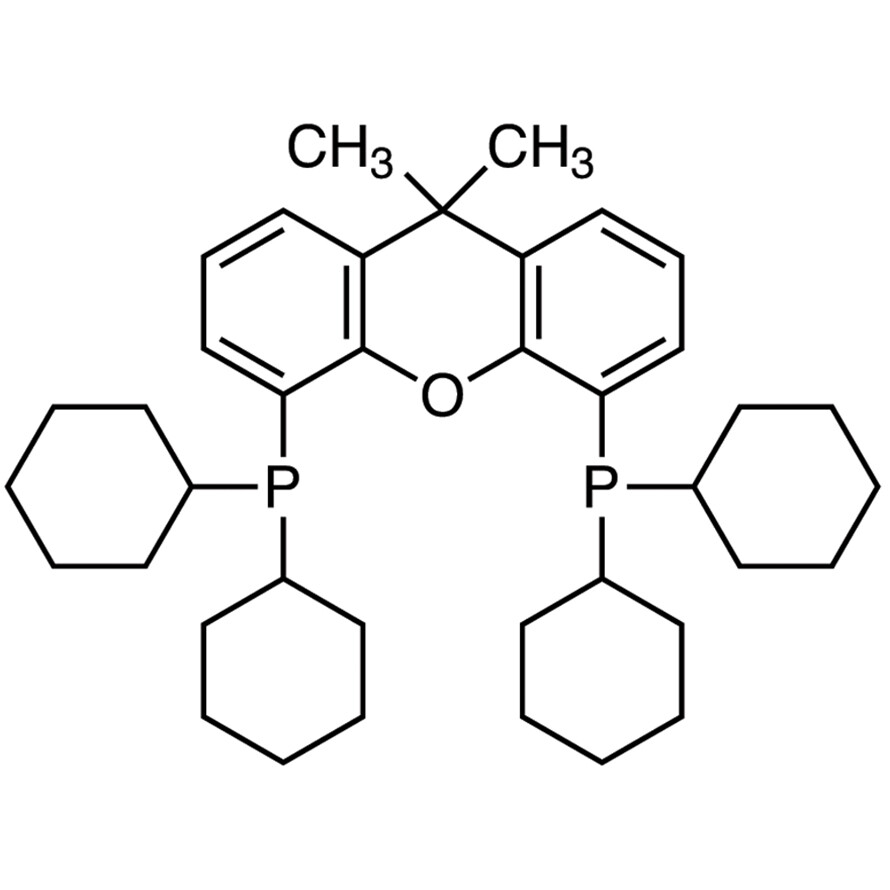 4,5-Bis(dicyclohexylphosphino)-9,9-dimethylxanthene>97.0%(GC)200mg