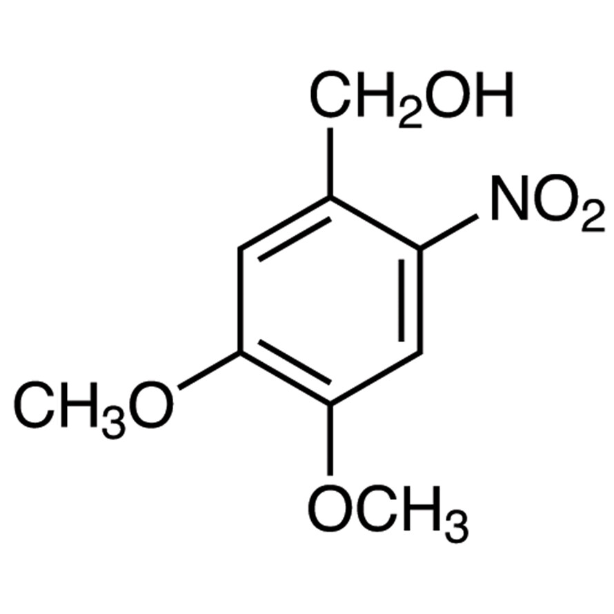 4,5-Dimethoxy-2-nitrobenzyl Alcohol>98.0%(GC)1g