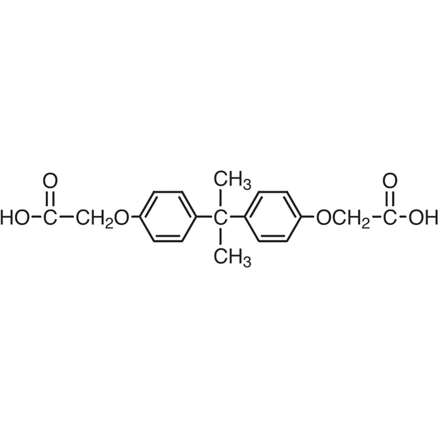 4,4&#39;-Isopropylidenediphenoxyacetic Acid&gt;98.0%(HPLC)(T)25g