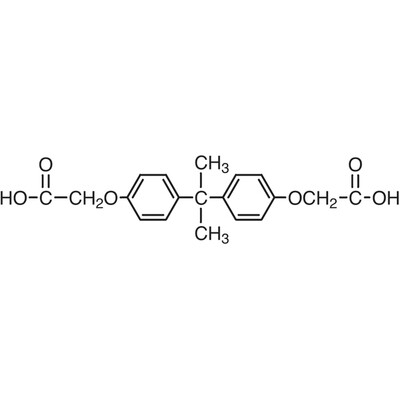 4,4&#39;-Isopropylidenediphenoxyacetic Acid&gt;98.0%(HPLC)(T)25g