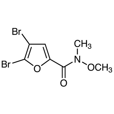 4,5-Dibromo-N-methoxy-N-methyl-2-furancarboxamide&gt;96.0%(GC)(T)1g