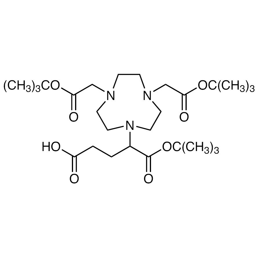 4-[4,7-Bis(2-tert-butoxy-2-oxoethyl)-1,4,7-triazonan-1-yl]-5-tert-butoxy-5-oxopentanoic Acid>95.0%(HPLC)(T)200mg