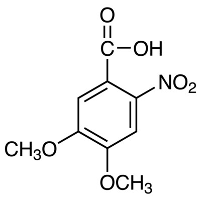 4,5-Dimethoxy-2-nitrobenzoic Acid&gt;98.0%(GC)(T)25g